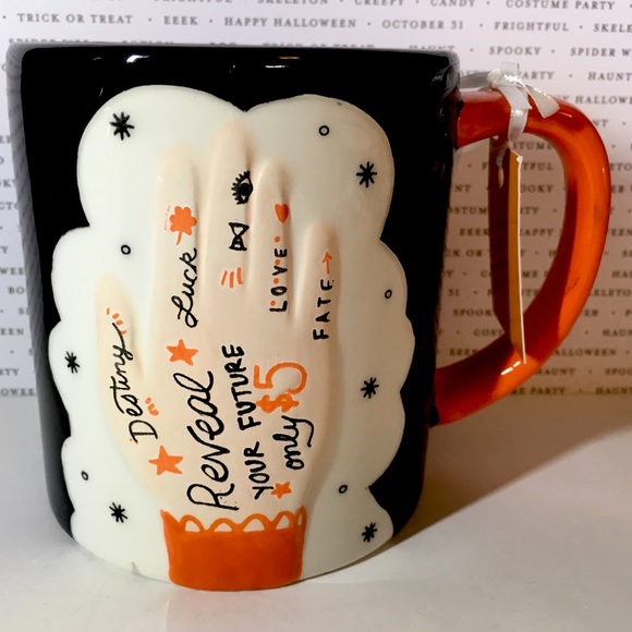 Halloween Palm Reading Mug Reveal Your Future - Picture 1 of 7